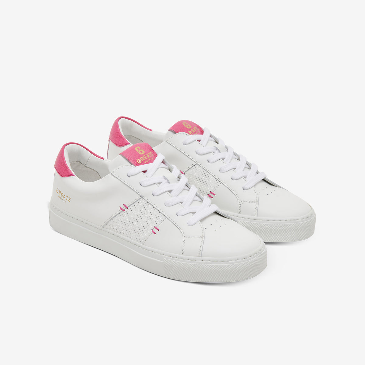 The Royale 2.0 - White/Neon Pink - Women's Shoe - GREATS