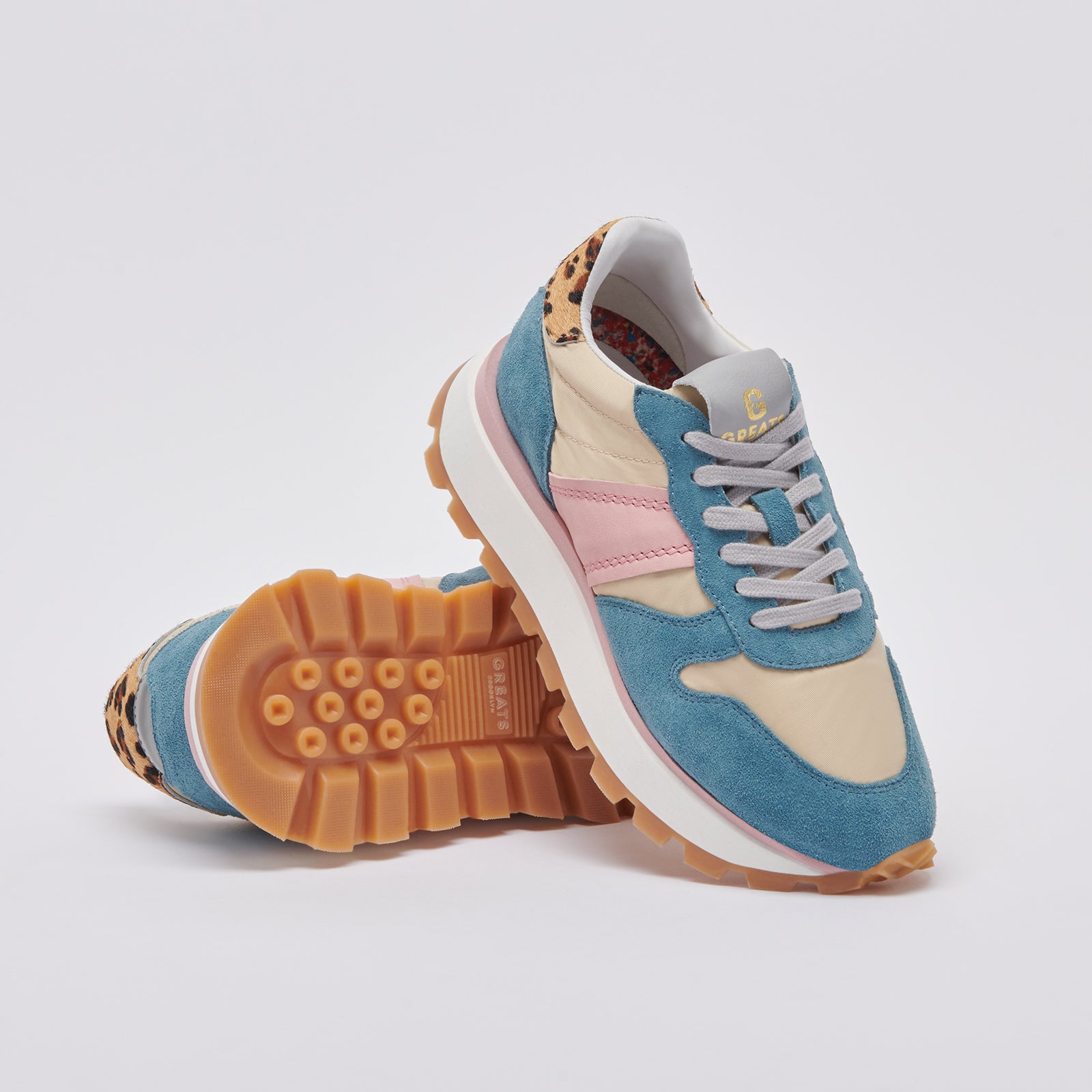 Greats - The Greenpoint Runner - Blush Multi - Women's Shoe – GREATS