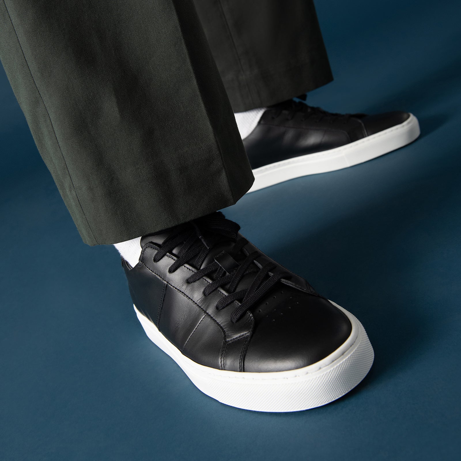 Greats - The Royale - Nero Black Leather - Men's Shoe – GREATS